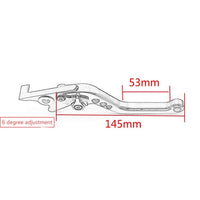 For HONDA Click 125 Click 150 V1 V2 Click 160 Modified High-quality CNC Aluminum Alloy 6-stage Adjustable Brake Lever Clutch Lever with Handlebar+ Lever Protect Guard Set