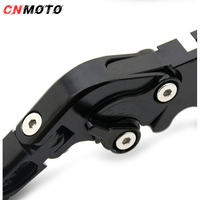 For YAMAHA MT-09 2014-2019 modified aluminum alloy 6-stage adjustable Foldable brake clutch lever Handlebar grips glue set Part 1