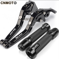 For YAMAHA EGO Solariz modified CNC aluminum alloy adjustable Foldable brake clutch lever with Handlebar grips glue Set Part 1