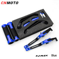 For YAMAHA NMAX 155 V1 V2 2015-2013 modified CNC aluminum alloy adjustable Foldable brake clutch lever with Handlebar Lever Protect  Guard Set nmax155 Accessories
