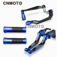 For Kawasaki Rouser NS160 2013-2023 modified CNC aluminum alloy 6-stage adjustable Foldable brake lever clutch lever with Handlebar Lever Protect Guard Set Part 1