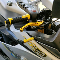For YAMAHA YZF R15 V4 / R15M 2021-2023 Modified CNC Aluminum Alloy 6-stage Adjustable Brake Lever Clutch Lever with Handlebar+ Lever Protect Guard Set YZF-R15 Accessories