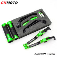 For YAMAHA NMAX 155 V1 V2 2015-2013 modified CNC aluminum alloy adjustable Foldable brake clutch lever with Handlebar Lever Protect  Guard Set nmax155 Accessories