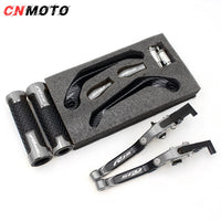 YAMAHA YZF-R15 V3 2017-2020 modified CNC aluminum alloy 6-stage adjustable Foldable brake lever clutch lever with Handlebar+ Lever Protect  Guard Set Accessories 1