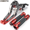 For HONDA PCX 160 CBS ABS 2021-2023 modified high-quality CNC aluminum alloy 6-stage adjustable Foldable brake clutch lever with Handlebar grips glue Set