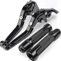 For Benelli TRK 502 502X 2018-2021 modified CNC aluminum alloy 6-stage adjustable Foldable brake clutch lever with Handlebar grips glue set Part 1