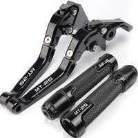 For YAMAHA MT-25 2015-2023 modified aluminum alloy 6-stage adjustable Foldable brake clutch lever Handlebar grips glue set  MT25 MT 25 Part 1