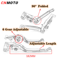 For Kawasaki Rouser NS160 NS160 Fi 2013-2023 modified CNC aluminum alloy adjustable Foldable brake clutch lever Handlebar grips glue Set NS 160 Part 1