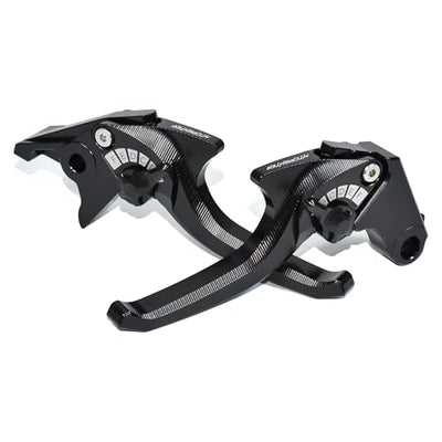 For Kawasaki Ninja 125 Z125/ Pro 400 500 Z400 Z500 2017-2025 2026 Bionic Shark 2-Finger CNC Shorty Levers | MTCRIGHTER