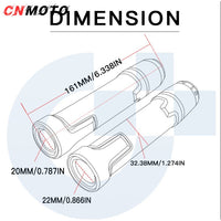 For YAMAHA MT-25 2015-2023 modified aluminum alloy 6-stage adjustable Foldable brake clutch lever Handlebar grips glue set  MT25 MT 25 Part 1