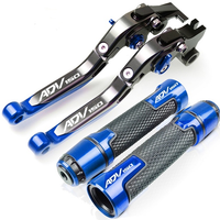 For HONDA ADV150 ADV160 2019-2023 modified high-quality CNC aluminum alloy 6-stage adjustable Foldable brake lever clutch lever with Handlebar grips glue set ADV 150 160 1