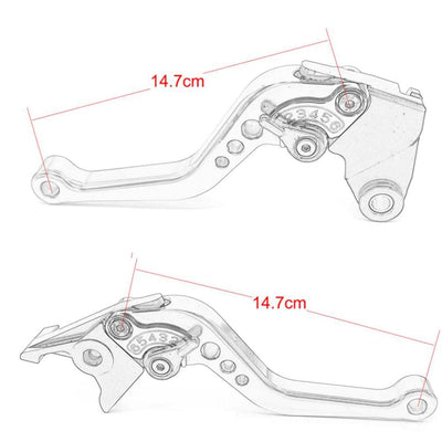 For Triumph Bonneville T100 T120 2016-2025 Shorty Brake Clutch Lever, CNC Billet Aluminum