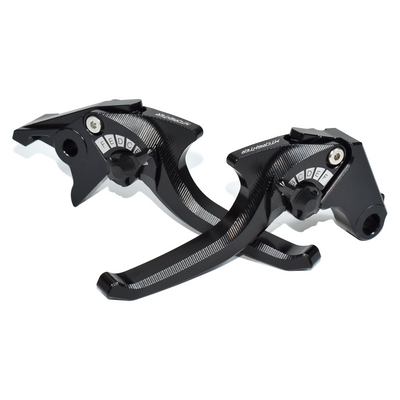 For KTM 790 890 Adventure/ R ADV 2019-2025 Bionic Shark 2-Finger CNC Shorty Levers | MTCRIGHTER