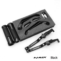 For YAMAHA NMAX 155 V1 V2 2015-2013 modified CNC aluminum alloy adjustable Foldable brake clutch lever with Handlebar Lever Protect  Guard Set nmax155 Accessories