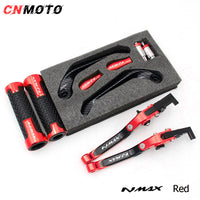For YAMAHA NMAX 155 V1 V2 2015-2013 modified CNC aluminum alloy adjustable Foldable brake clutch lever with Handlebar Lever Protect  Guard Set nmax155 Accessories