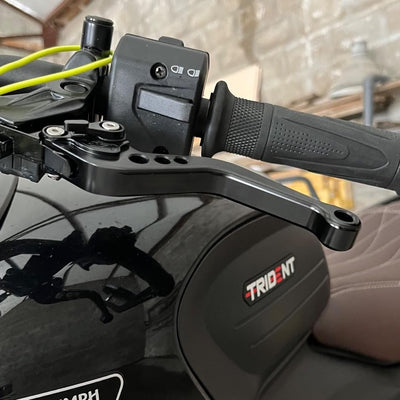 For Ducati Scrambler 800 Full Throttle Next-Gen 2019-2023 Shorty Brake Clutch Levers, CNC Billet Aluminum