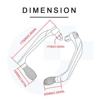 For YAMAHA FZi FZ i Modified High-quality CNC Aluminum Alloy 6-stage Adjustable Brake Lever Clutch Lever with Handlebar+ Lever Protect Guard Set