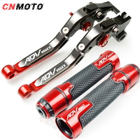For HONDA ADV150 ADV160 2019-2023 modified high-quality CNC aluminum alloy 6-stage adjustable Foldable brake lever clutch lever with Handlebar grips glue set ADV 150 160 1