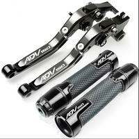 For HONDA ADV150 ADV160 2019-2023 modified high-quality CNC aluminum alloy 6-stage adjustable Foldable brake lever clutch lever with Handlebar grips glue set ADV 150 160 1