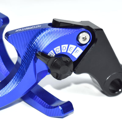 For KTM 790 890 Adventure/ R ADV 2019-2025 Bionic Shark 2-Finger CNC Shorty Levers | MTCRIGHTER