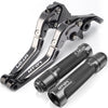 For YAMAHA MT-07 2014-2022 modified CNC aluminum alloy adjustable Foldable brake clutch lever with Handlebar grips glue set Part 1