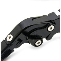 For YAMAHA YZF-R15 V4 R15M 2021-2023 modified CNC aluminum alloy 6-stage adjustable Foldable brake lever clutch lever with Handlebar grips glue Set YZF R15 V4 R15V4 Part 1
