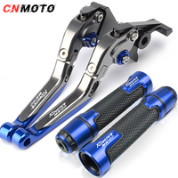 For Kawasaki Rouser NS160 NS160 Fi 2013-2023 modified CNC aluminum alloy adjustable Foldable brake clutch lever Handlebar grips glue Set NS 160 Part 1