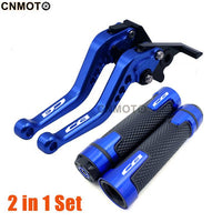 For HONDA CB125R CB125F CB150R CB500X CB500F Modified CNC Aluminum Adjustable Brake Clutch Lever Handlebar Grips Protect SetAccessories