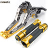For HONDA CB150R Streetfire Exmotion 2017-2023 modified CNC aluminum alloy adjustable Foldable brake clutch lever with Handlebar grips glue set CB150R Part 1
