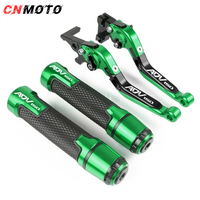 For HONDA ADV150 ADV160 2019-2023 modified high-quality CNC aluminum alloy 6-stage adjustable Foldable brake lever clutch lever with Handlebar grips glue set ADV 150 160 1