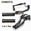 For YAMAHA MT-25 2015-2023 modified CNC aluminum alloy 6-stage adjustable Foldable brake clutch lever Handlebar Protect Guard Set MT25 MT 25 Accessories