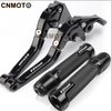 For Suzuki V-Strom 650/ XT 2004-2010/ 2011-2022 modified aluminum alloy 6-stage adjustable Foldable brake clutch lever Handlebar grips glue set Vstrom 650XT