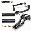 For HONDA ADV 150 160 2019-2023 modified CNC aluminum alloy adjustable Foldable brake clutch lever with Handlebar+ Lever Protect Guard Set ADV150 ADV160 Accessories