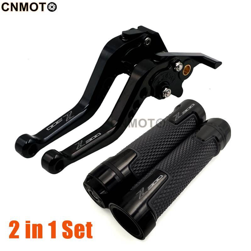 For Kawasaki Z300 2013-2022 Modified 6 gear Adjustable Brake Clutch Lever Handlebar Protect Guard SetAccessories