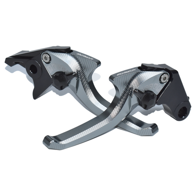 For KTM 790 890 Adventure/ R ADV 2019-2025 Bionic Shark 2-Finger CNC Shorty Levers | MTCRIGHTER