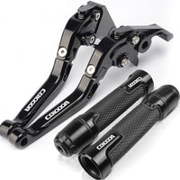 For HONDA CB 1000R 2008-2017 /2018-2021 modified CNC aluminum alloy 6-stage adjustable Foldable brake clutch lever Handlebar grips glue set CB1000R Part 1