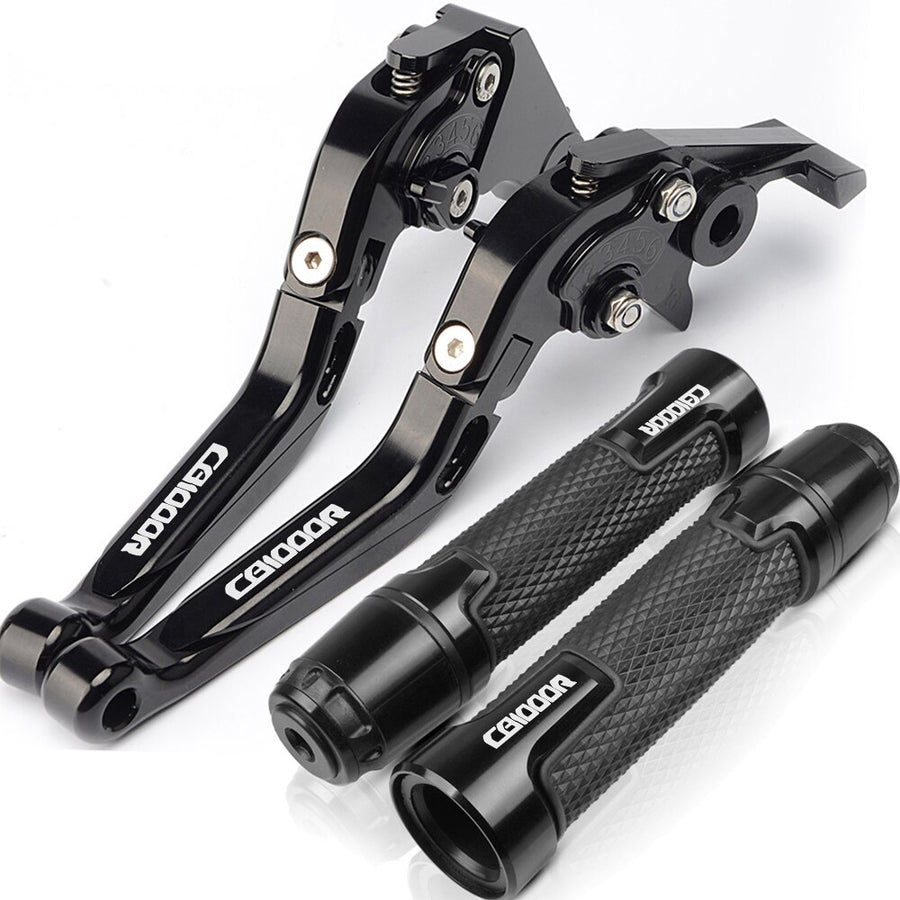 For HONDA CB 1000R 2008-2017 /2018-2021 modified CNC aluminum alloy 6-stage adjustable Foldable brake clutch lever Handlebar grips glue set CB1000R Part 1