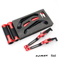 For YAMAHA NMAX 155 V1 V2 2015-2013 modified CNC aluminum alloy adjustable Foldable brake clutch lever with Handlebar Lever Protect  Guard Set nmax155 Accessories