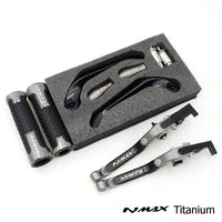 For YAMAHA NMAX 155 V1 V2 2015-2013 modified CNC aluminum alloy adjustable Foldable brake clutch lever with Handlebar Lever Protect  Guard Set nmax155 Accessories