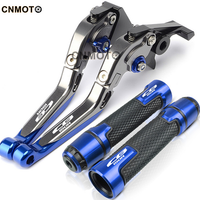 For HONDA CB150R Streetfire Exmotion 2017-2023 modified CNC aluminum alloy adjustable Foldable brake clutch lever with Handlebar grips glue set CB150R Part 1