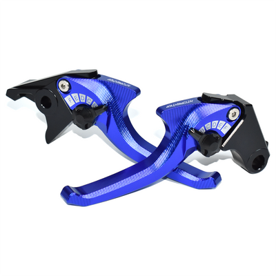 For Kawasaki Ninja 125 Z125/ Pro 400 500 Z400 Z500 2017-2025 2026 Bionic Shark 2-Finger CNC Shorty Levers | MTCRIGHTER