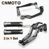 For YAMAHA YZF-R25 R25 V1 V2 2015-2023 modified CNC aluminum alloy adjustable Foldable brake clutch lever with Handlebar+ Lever Protect Guard Set YZFR25 YZF R25 Accessories
