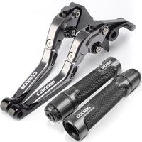 For HONDA CB1000R/ /Neo Sport Cafe 2008-2016 2018-2020 6-stage Foldable brake clutch lever Handlebar grips glue set Part 1