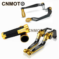 For Kawasaki Rouser RS200 NS200 2013-2023 modified CNC aluminum alloy 6-stage adjustable Foldable brake lever clutch lever with Handlebar Lever Protect Guard Set Part 1